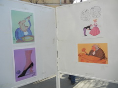 Выставка карикатур в Одессе